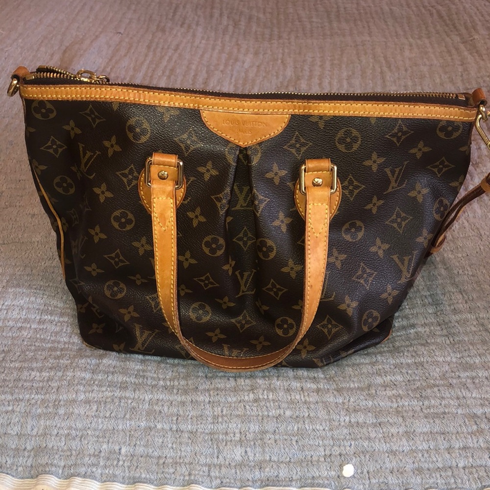 Louis Vuitton Brown and Gold Tote Bag - Picture 11 of 14